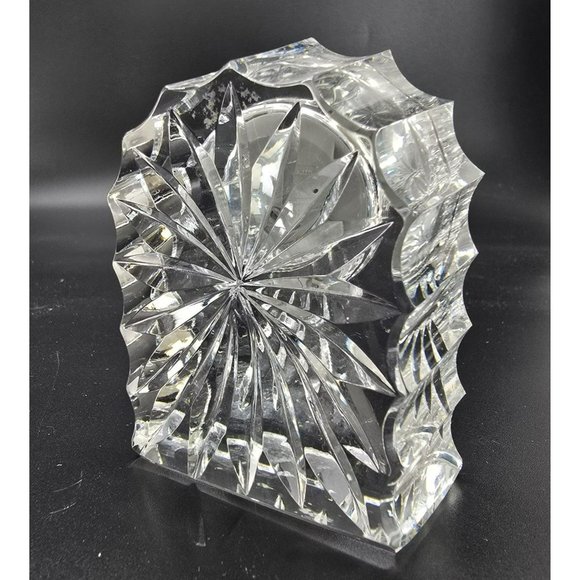 Waterford Crystal Mantle Clock With Roman Numerals Glass Vintage Style JJ3821 - Picture 5 of 16